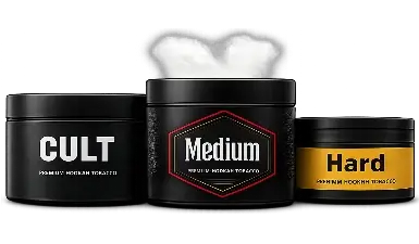 Тютюн та заправки MEDIUM / HARD: Для досвідчених Топові лінійки CULT, Medium, Hard, Arawak. Гарантують довгий смак та високу димність.